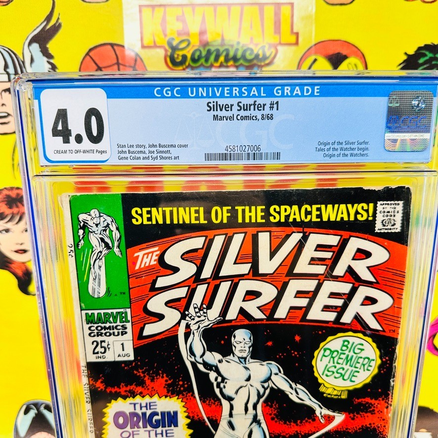 Silver Surfer #1 CGC 4.0 Marvel 1968 Comics Stan Lee John Buscema Origin