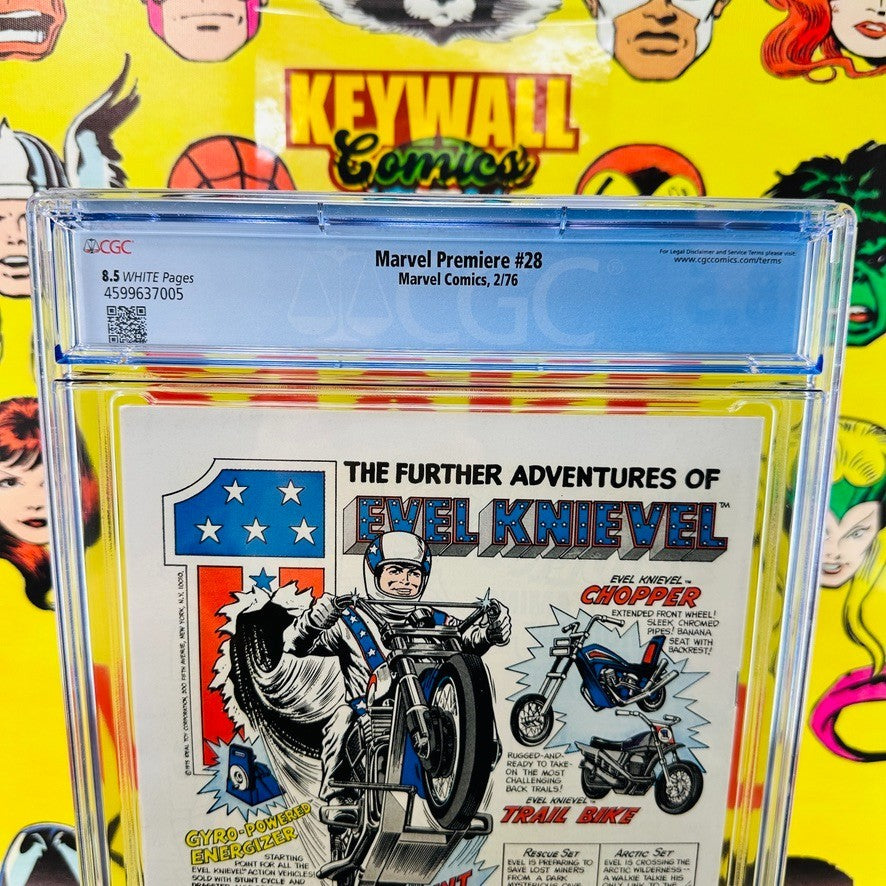 Marvel Premiere #28 CGC 8.5 Marvel 1976 Key Issue The Legion of Monsters