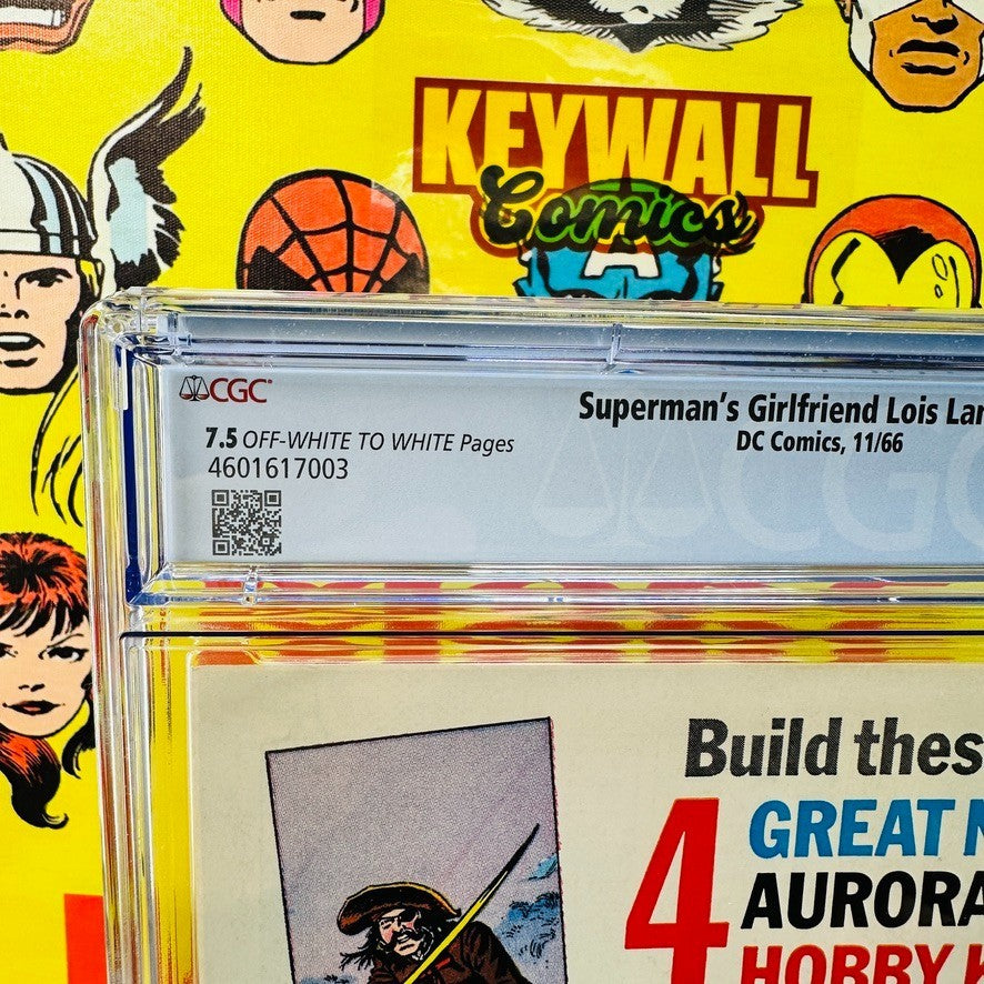 Superman's Girlfriend Lois Lane #70 CGC 7.5 1st Silver age Catwoman 1966