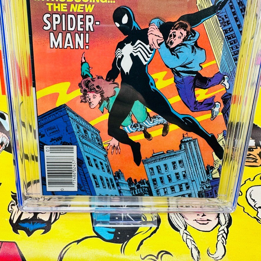 AMAZING SPIDER-MAN #252 CGC 9.0 NEWSSTAND EDITION 1984 KEY ISSUE Black Costume