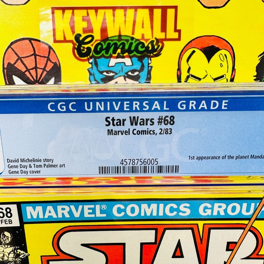 STAR WARS #68 CGC 9.2 Marvel Comics 1983 1st Boba Fett White Pages 1983