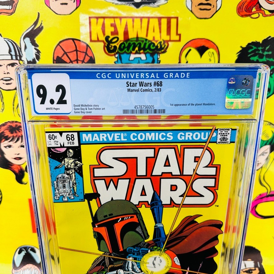 STAR WARS #68 CGC 9.2 Marvel Comics 1983 1st Boba Fett White Pages 1983