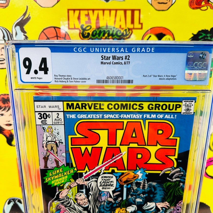 Star Wars #2 CGC 9.4 Nice White Pages 1977 Newstand Obi-Wan Kenobi
