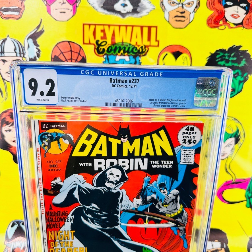 Batman #237 CGC 9.2 1st app Reaper 1971 Neal Adams cover White Pages