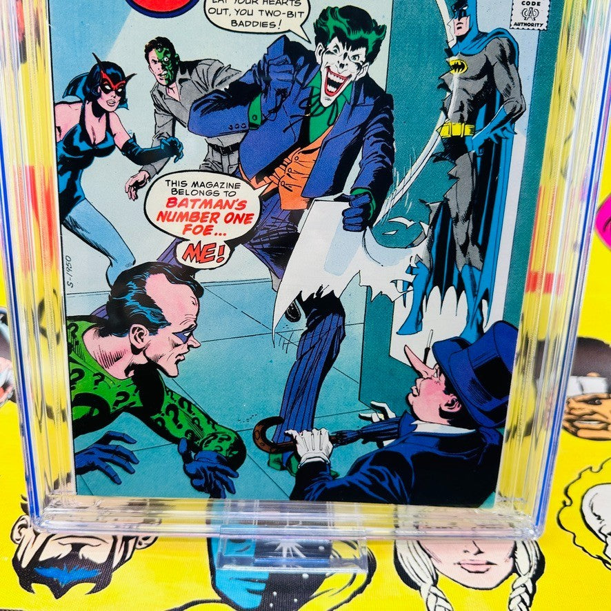 Joker #1 CGC 8.5 White pages 1st Solo Appearance Joker 1975
