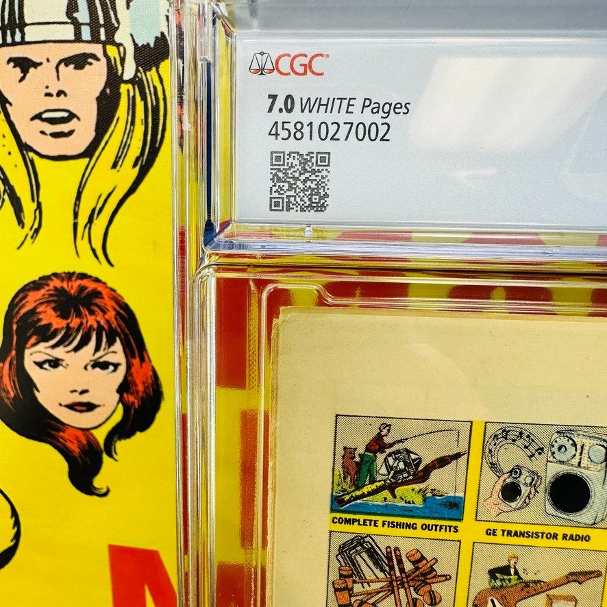 Iron Man #1 CGC 7.0 White Pages 1968 Origin Retold Classic