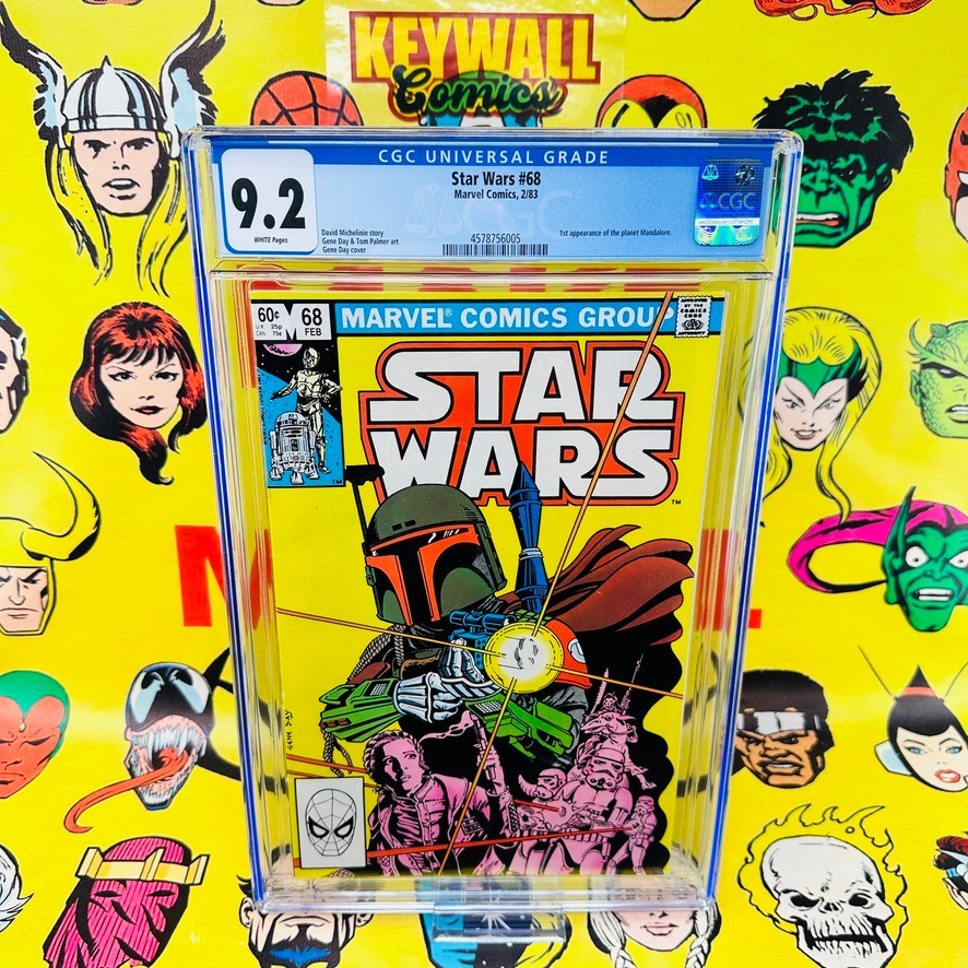 STAR WARS #68 CGC 9.2 Marvel Comics 1983 1st Boba Fett White Pages 1983
