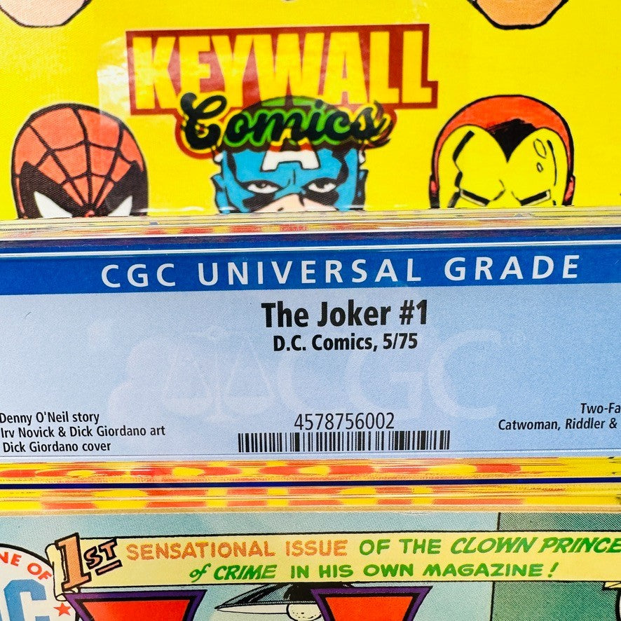 The Joker #1 CGC 7.0 1st Joker in Solo Series Batman 1975 White Pages DC KEY