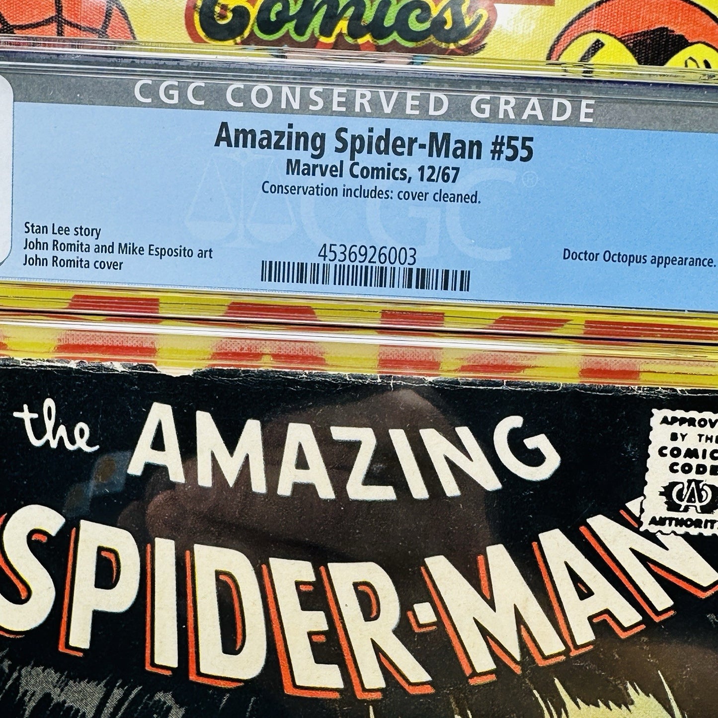 Amazing Spider-Man #55 CGC 4.0 Conserved Doctor Octopus appearance Romita 1967