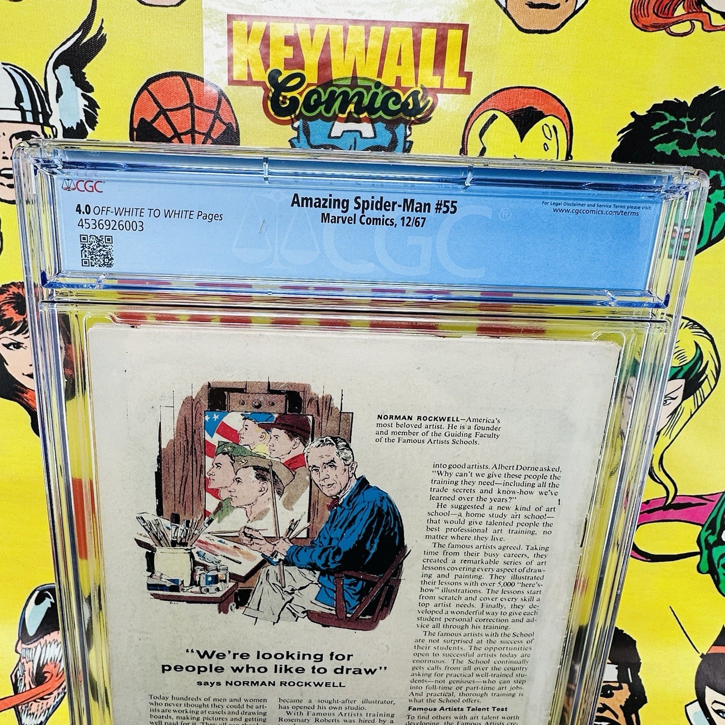 Amazing Spider-Man #55 CGC 4.0 Conserved Doctor Octopus appearance Romita 1967