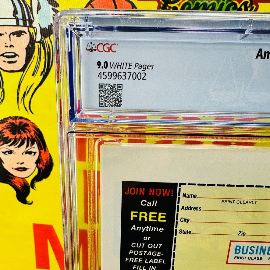 Amazing Spider-Man #194 CGC 9.0 1ST BLACK CAT NEWSSTAND EDITION WHITE PAGES
