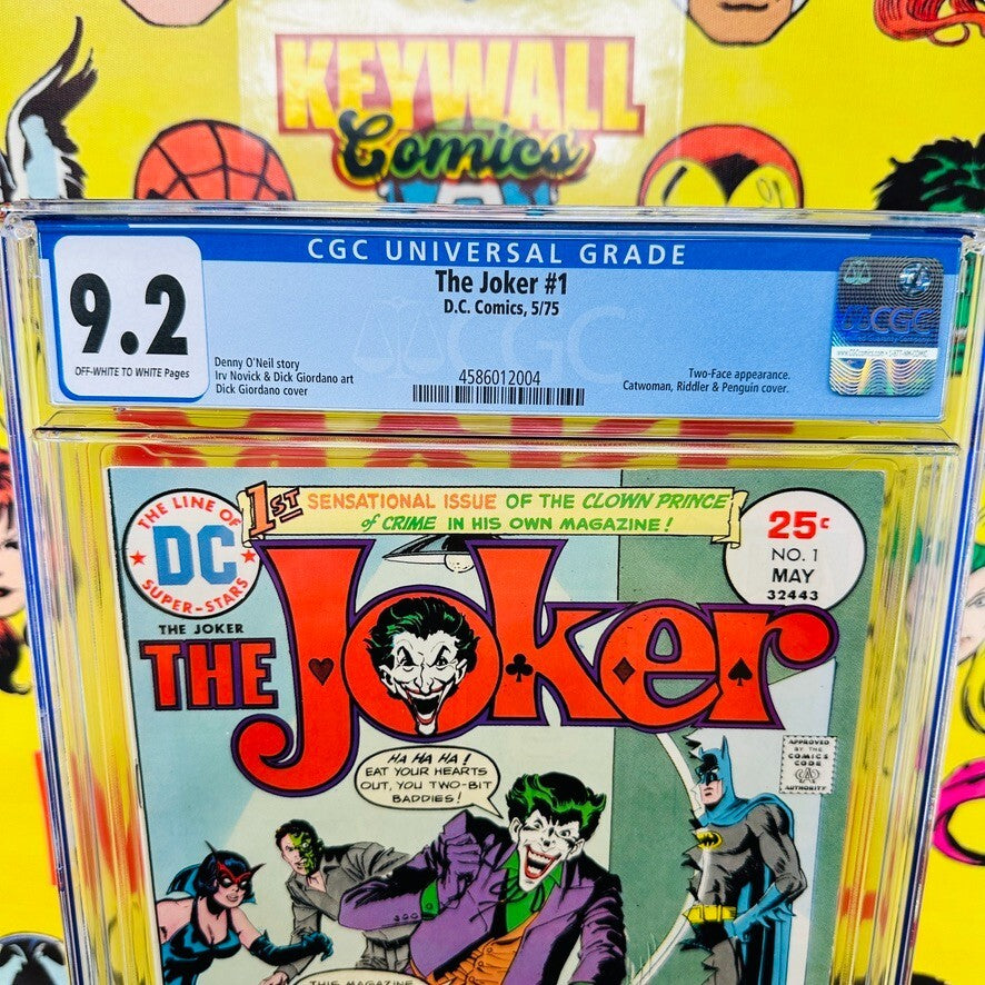 The Joker #1 CGC 9.2 1975 Two-Face Appearance, Batman