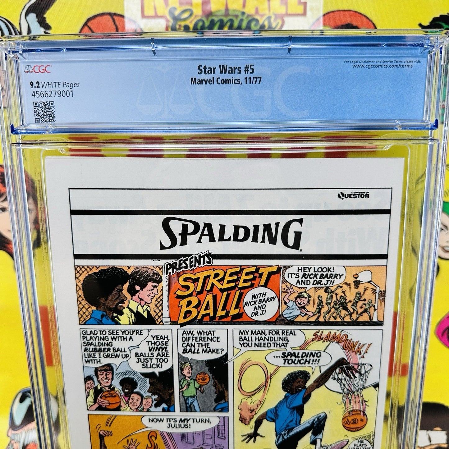 Star Wars #5 CGC 9.2 marvel Comics Roy Thomas Death Star 1977 white pages