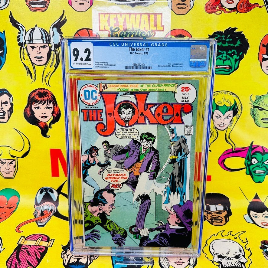 The Joker #1 CGC 9.2 1975 Two-Face Appearance, Batman