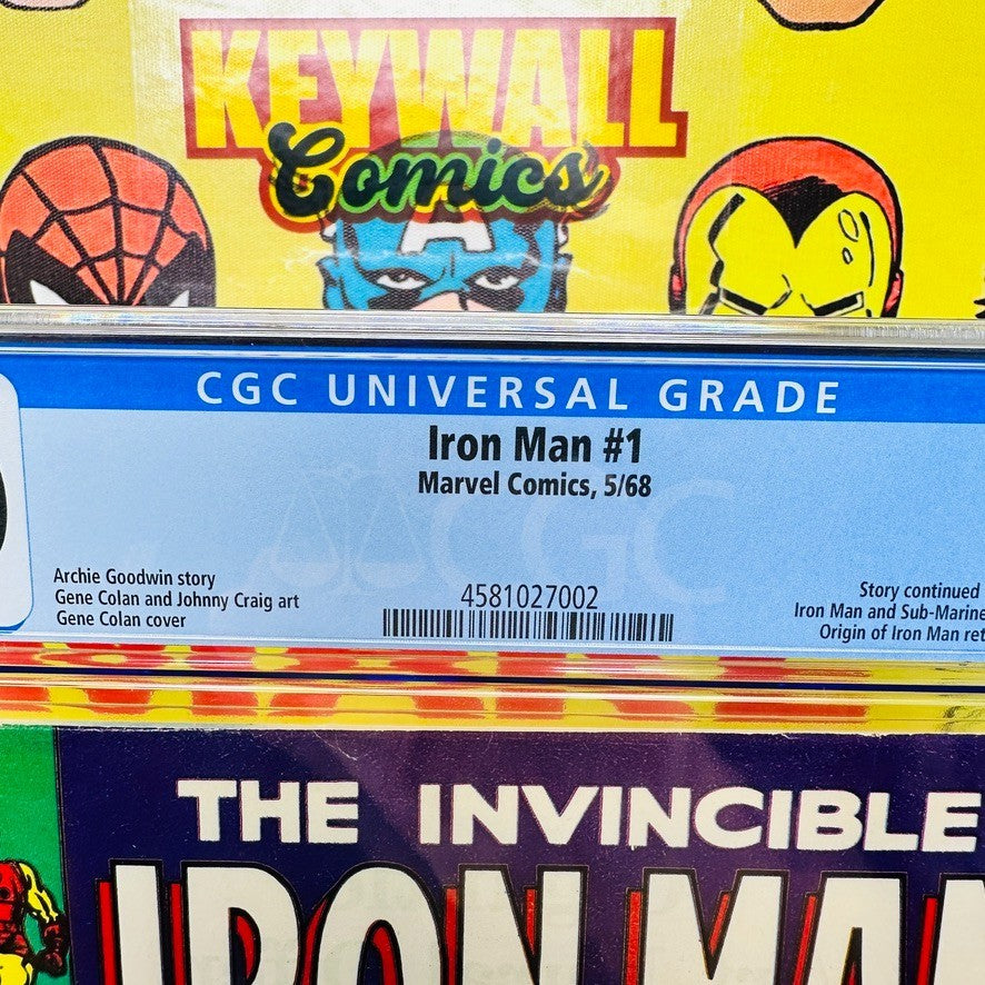 Iron Man #1 CGC 7.0 White Pages 1968 Origin Retold Classic