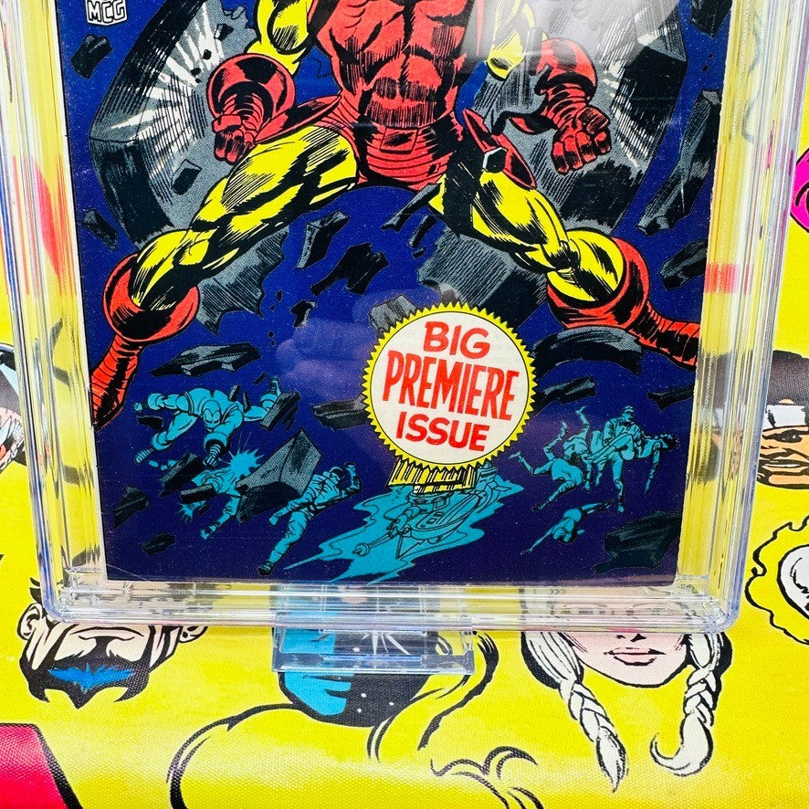 Iron Man #1 CGC 7.0 White Pages 1968 Origin Retold Classic