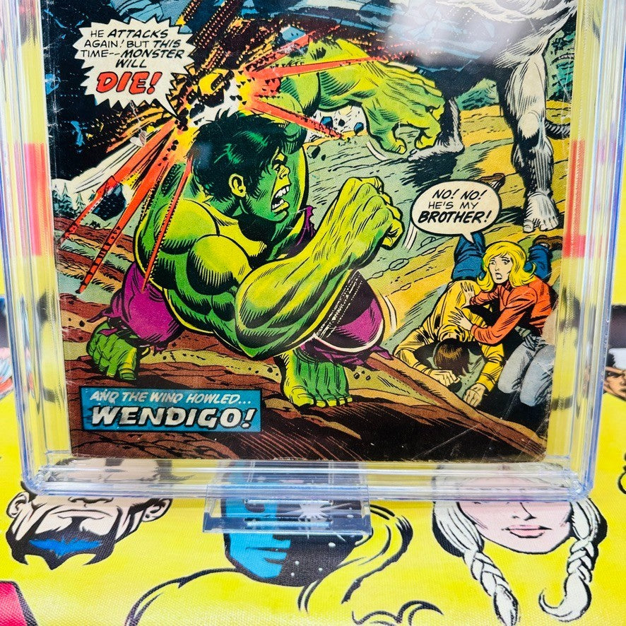 Incredible Hulk #180 CGC 1.8 1st Wolverine Wendigo 1974 Marvel Comics