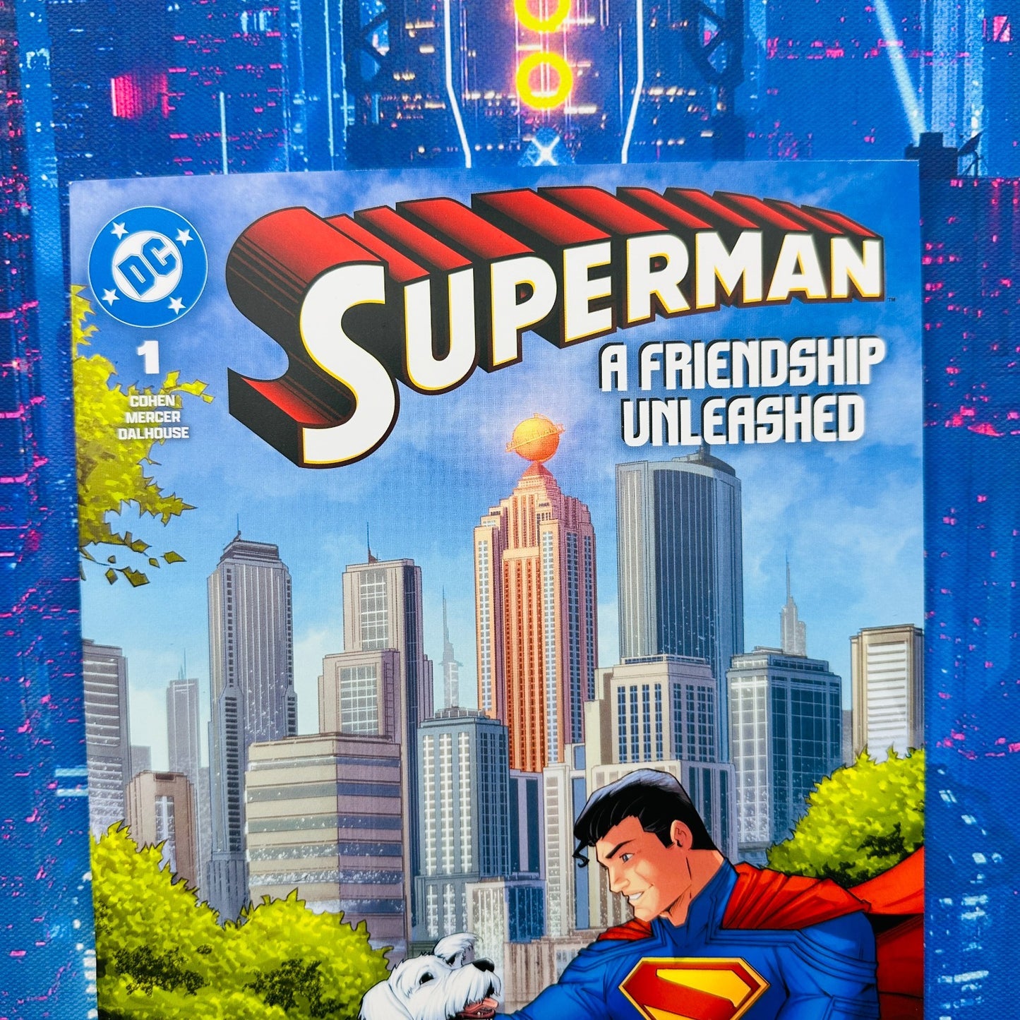SuperMan #1 A Friendship Unleashed Milk-Bone Variant Exclusive Promo