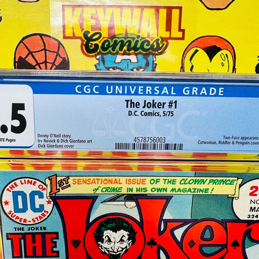 Joker #1 CGC 8.5 White pages 1st Solo Appearance Joker 1975