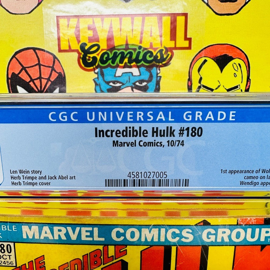 Incredible Hulk #180 CGC 1.8 1st Wolverine Wendigo 1974 Marvel Comics
