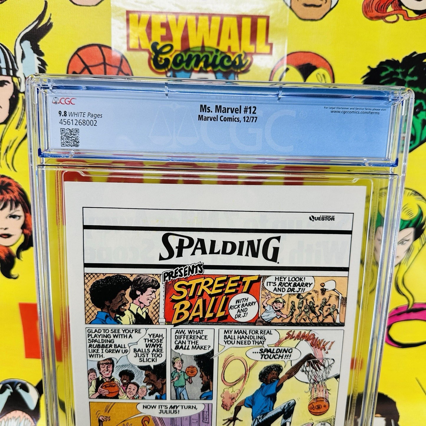 MS MARVEL #12 CGC 9.8 WHITE PAGES HECATE & ELEMENTALS APPEAR 1ST SERIES 1977