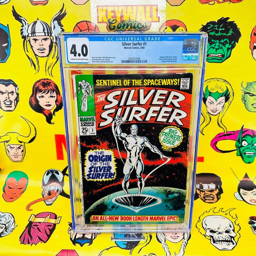 Silver Surfer #1 CGC 4.0 Marvel 1968 Comics Stan Lee John Buscema Origin