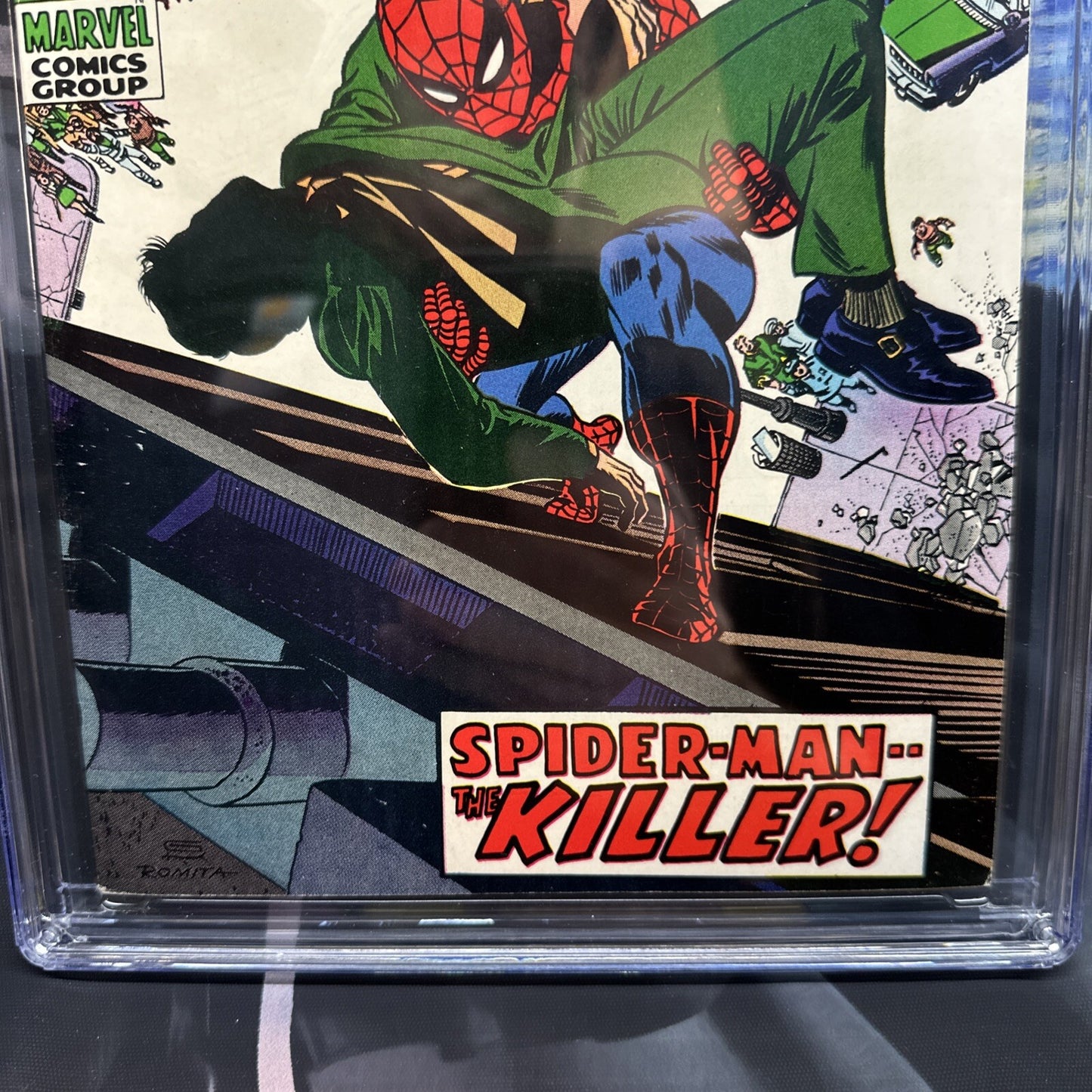 Amazing Spider Man #90 cgc 9.0 Death of Captain Stacy White pages 1970