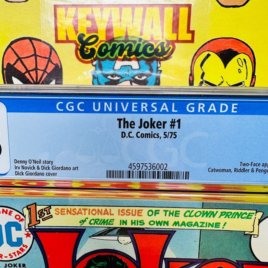 The Joker #1 CGC 9.8 1st Solo Series Batman Catwoman White Pages DC 1975