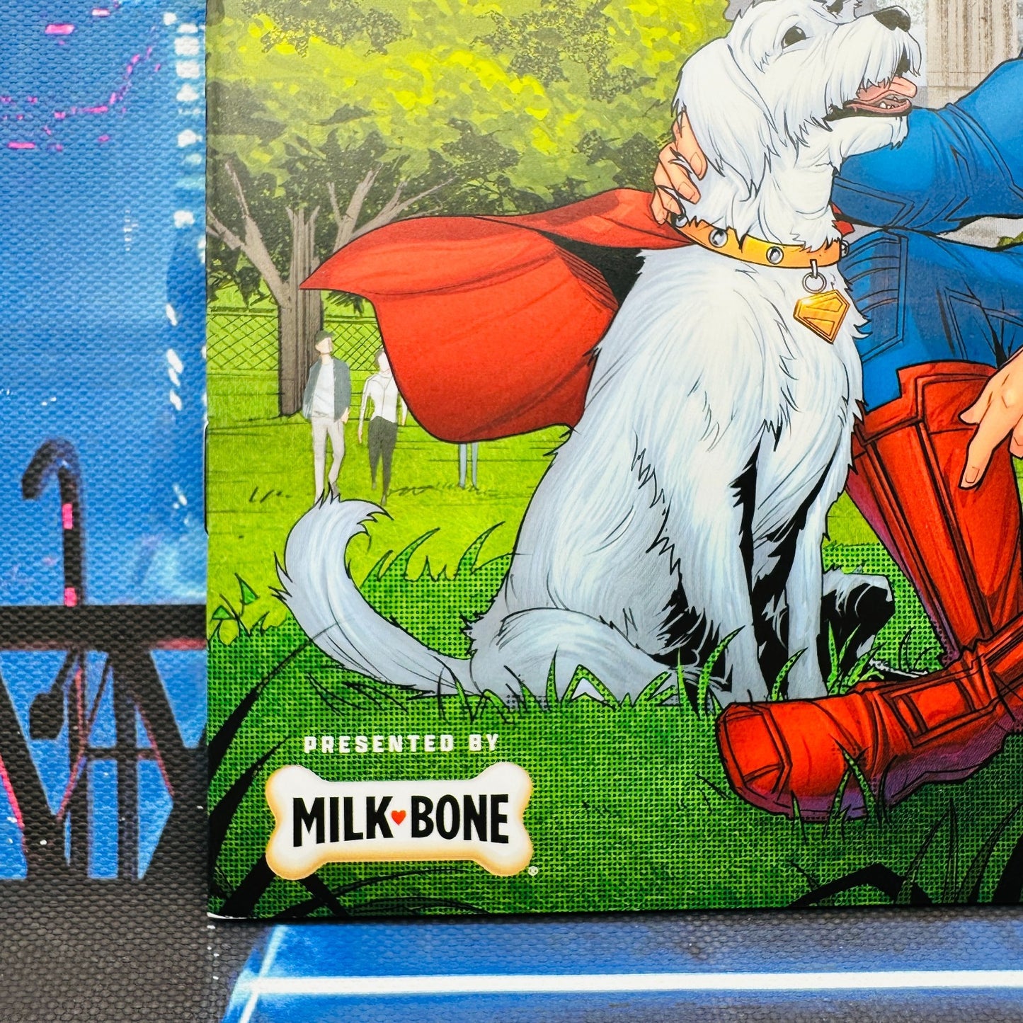 SuperMan #1 A Friendship Unleashed Milk-Bone Variant Exclusive Promo