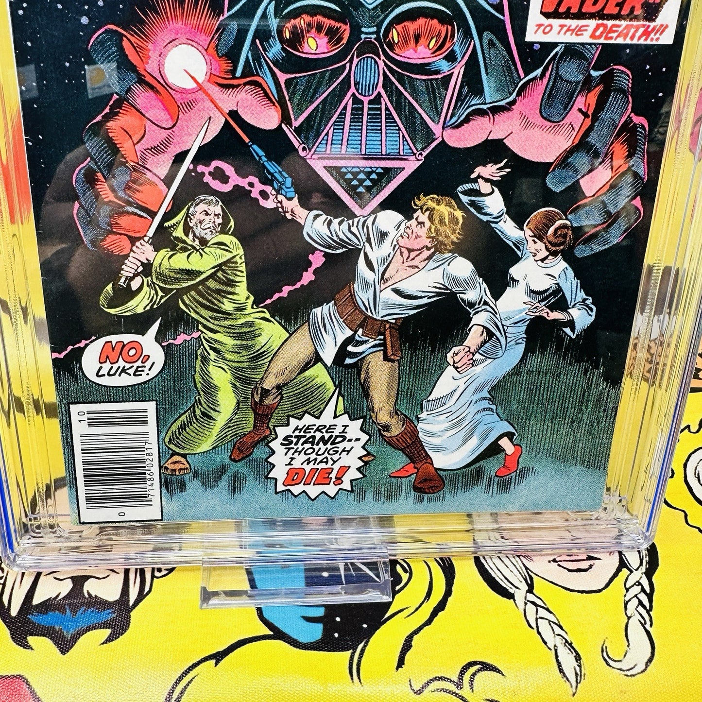 Star Wars 4 CGC 9.2 White Pages Classic Darth Vader Cover Newsstand Edition