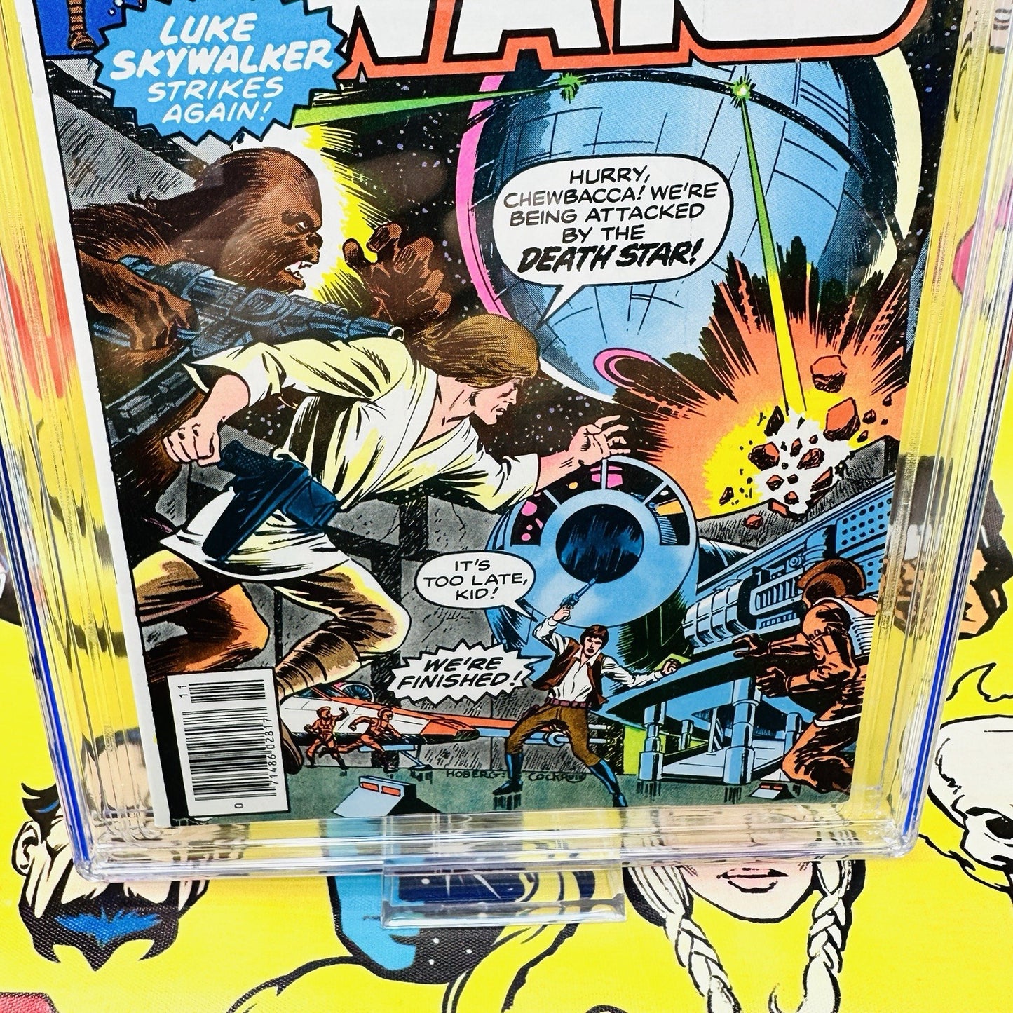 Star Wars #5 CGC 9.2 marvel Comics Roy Thomas Death Star 1977 white pages