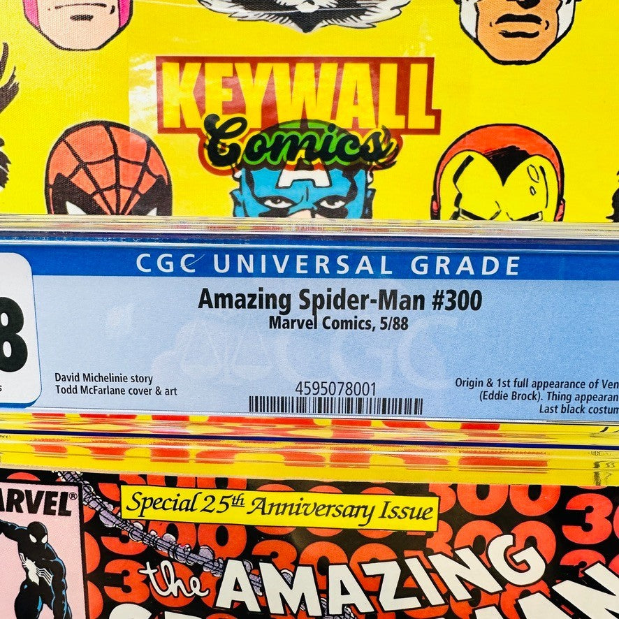 Amazing Spider-Man #300 CGC 9.8 White Pages 1st App Venom 1988