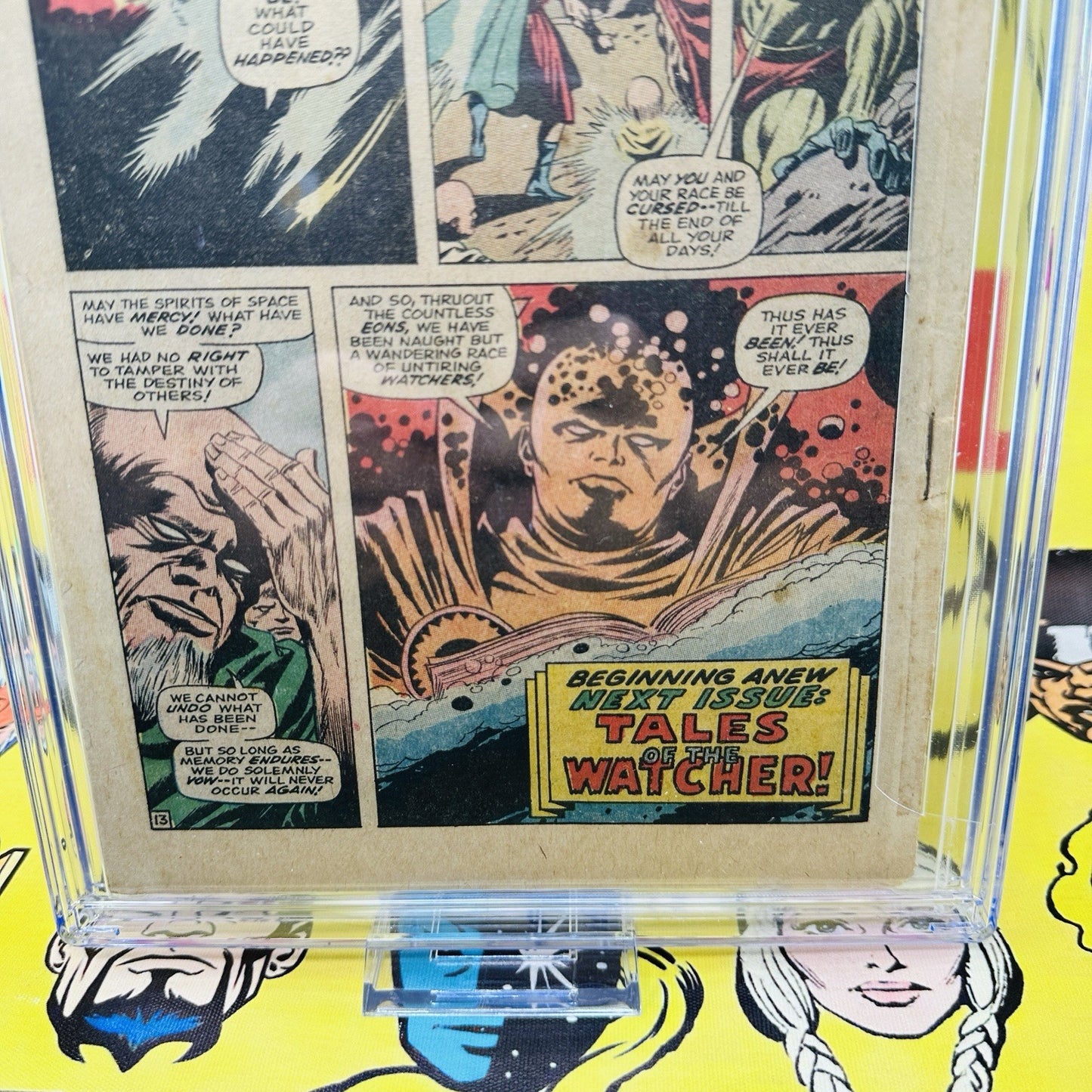 Silver Surfer #1 COVERLESS CGC NG origin! 1st solo book! John Buscema! 1968