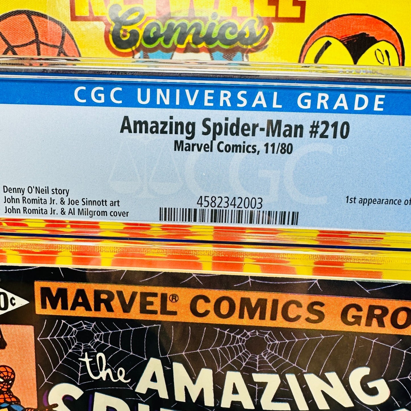 AMAZING SPIDER-MAN #210 CGC 9.6 White Pages 1st App Madame Web