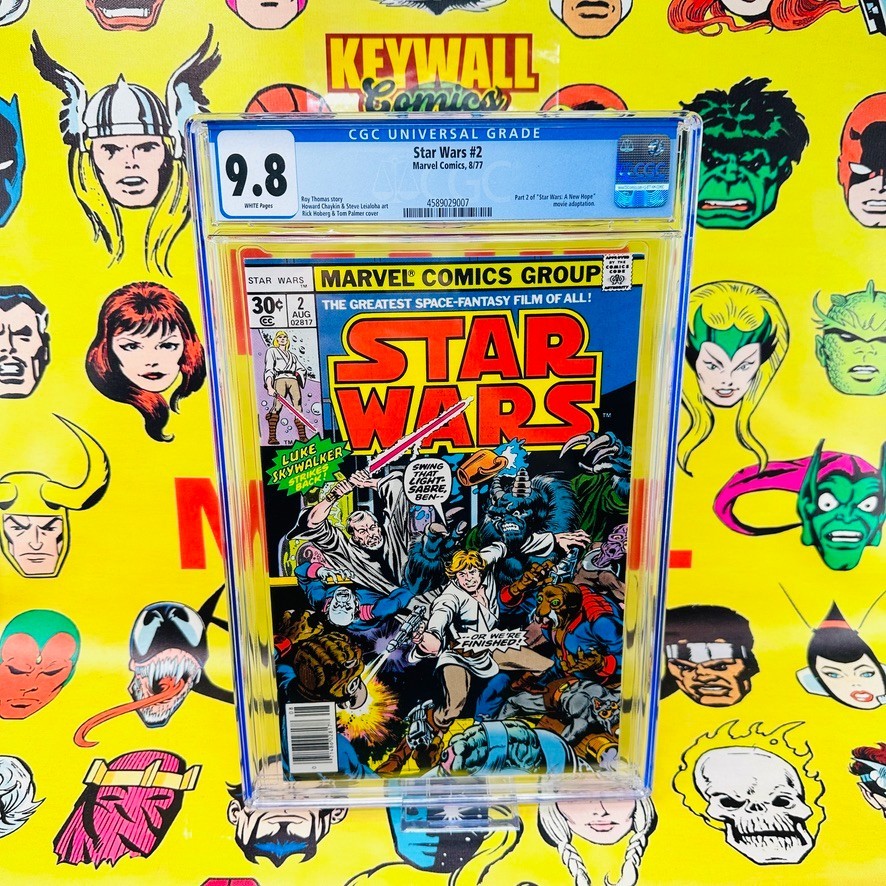 Star Wars #2 CGC 9.8 Marvel Comics 1977 1st Obi-Wan Kenobi White Pages
