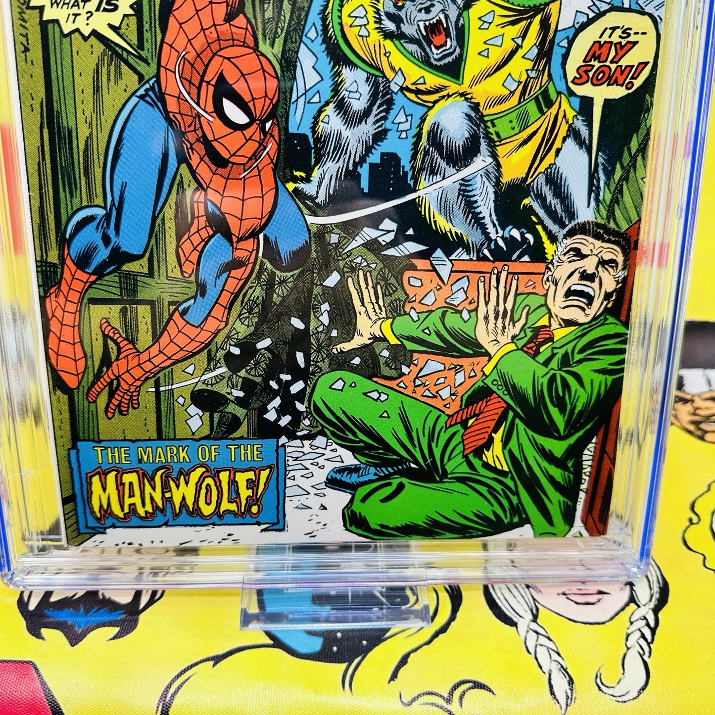 Amazing Spider-Man #124 CGC 9.2 Romita Sr, 1st Man-Wolf 1973 White Pages