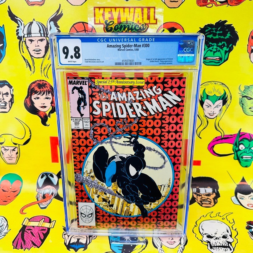 Amazing Spider-Man #300 CGC 9.8 White Pages 1st App Venom 1988