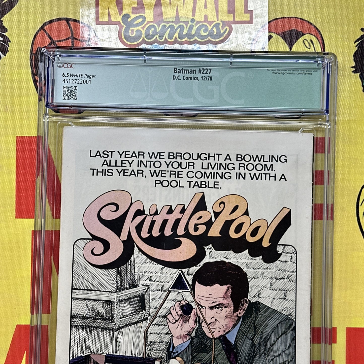 Batman #227 Comic Book CGC 6.5 Qualified White Pages 1970 Pages Neal Adams Art