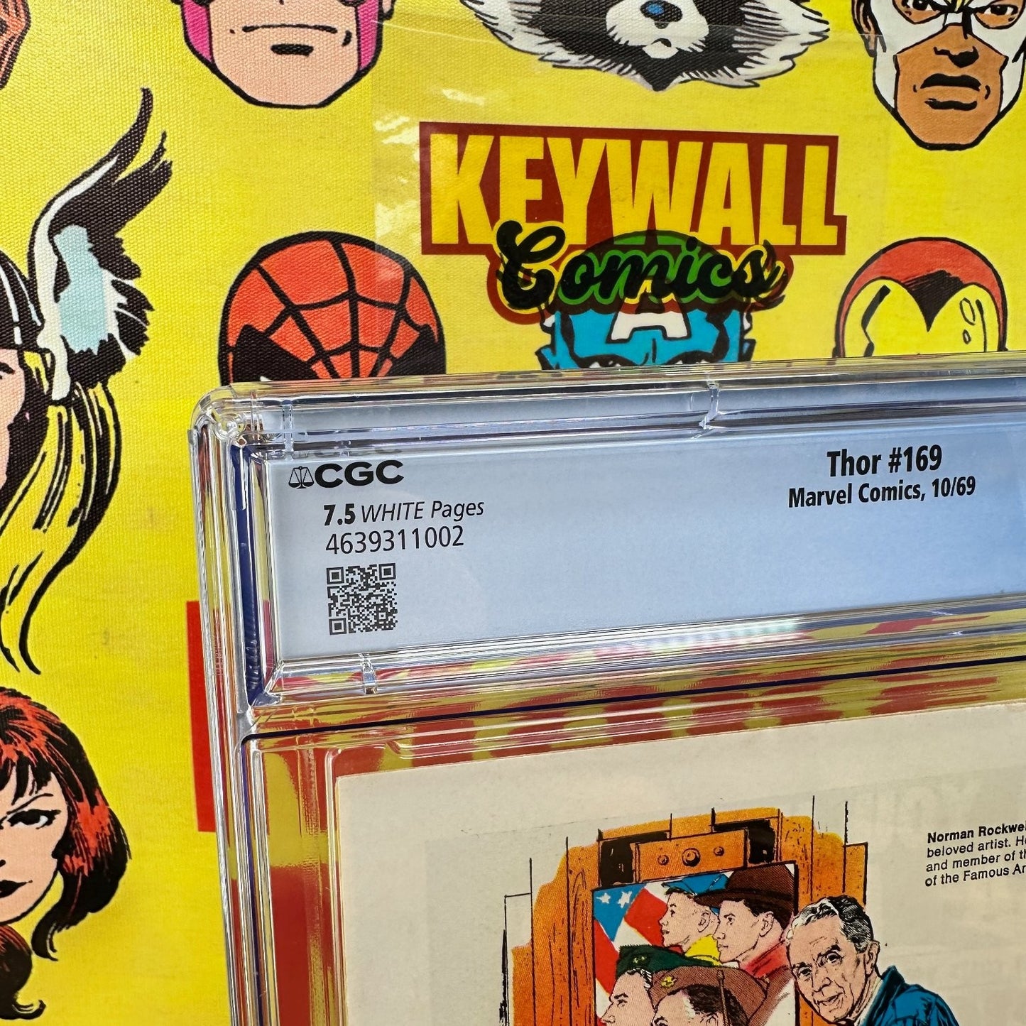 Thor #169 CGC 7.5 White Pages Origin of Galactus Marvel 1969