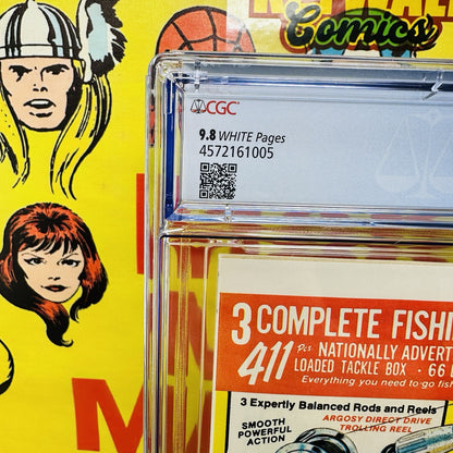 MS. MARVEL #5 CGC 9.8 WHITE PAGES VISION  MODOK APPEARANCE MARVEL 1977