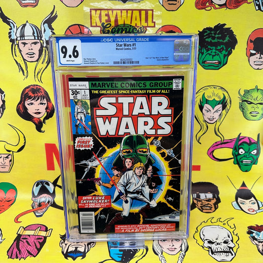 Star Wars #1 CGC 9.6 White Pages Marvel 1977 Roy Thomas Chaykin