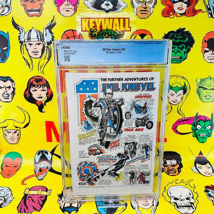 ALL STAR COMICS #58 CGC 9.4 First app. of POWER GIRL! Key 1976