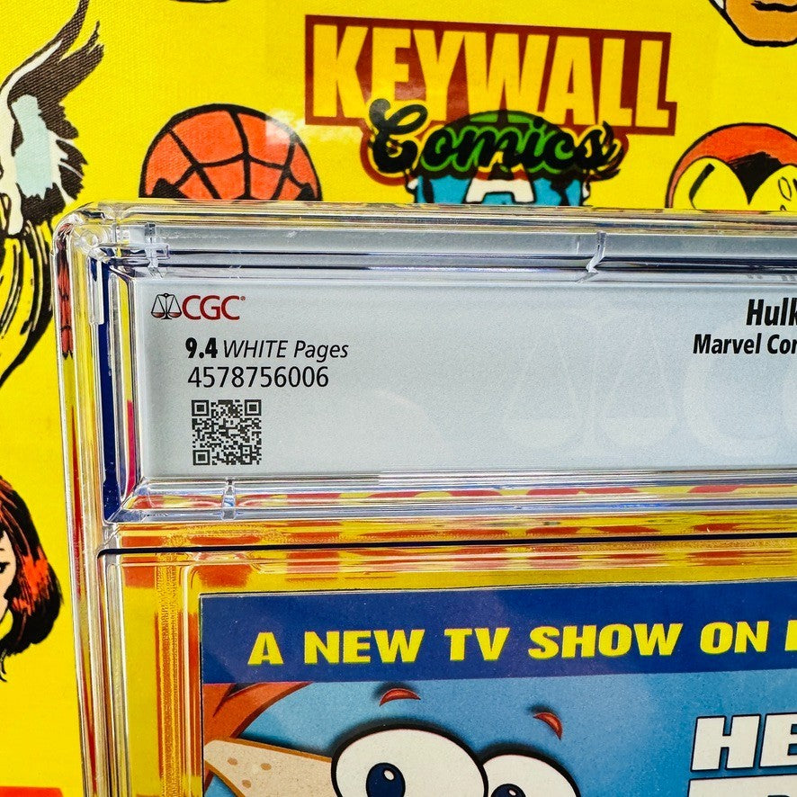 HULK #1 CGC 9.4 Marvel Comics, 2008 1st app & cover RED HULK