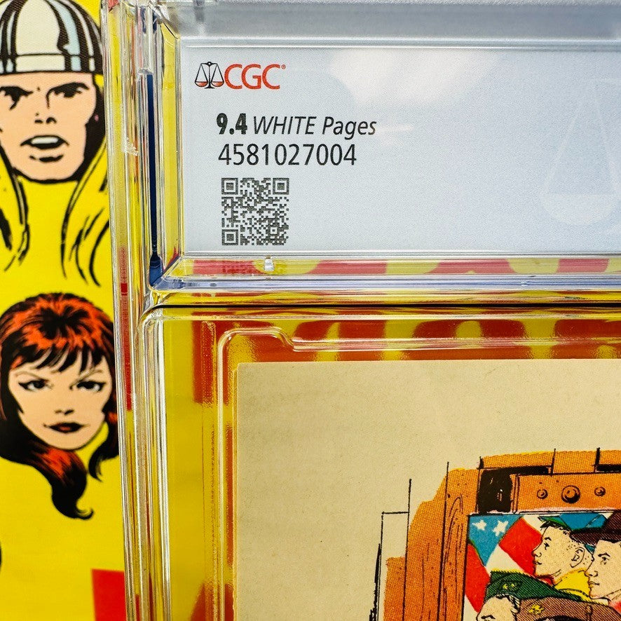 Avengers #58 CGC 9.4 White Pages Origin of Vision Joins Team 1968 looks nicer