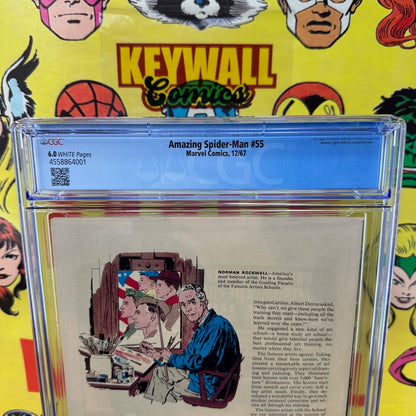 Amazing Spider-Man #55 CGC 6.0 Conserved White Pages Doc Ock Appearance Marvel