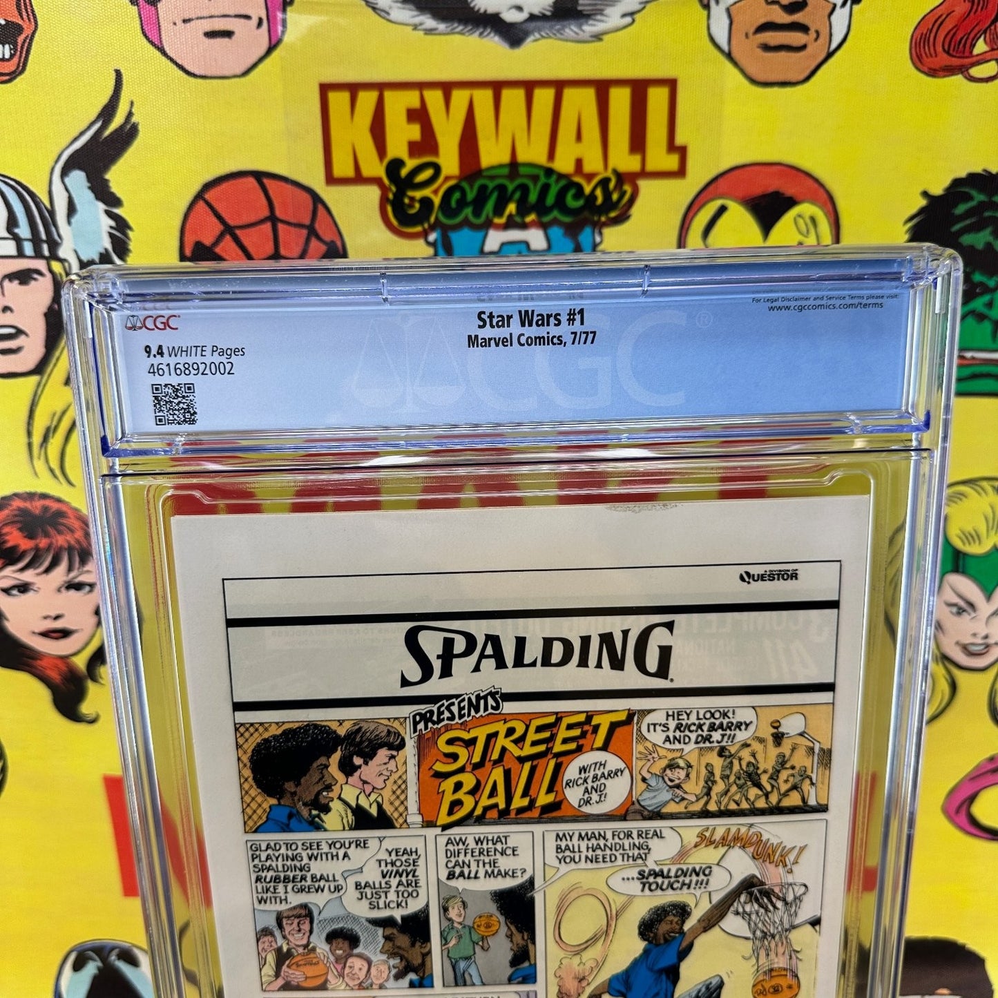 Star Wars #1 CGC 9.4 Marvel Comics White Pages 1977 Roy Thomas