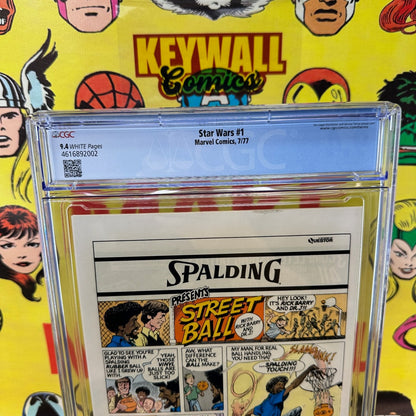 Star Wars #1 CGC 9.4 Marvel Comics White Pages 1977 Roy Thomas