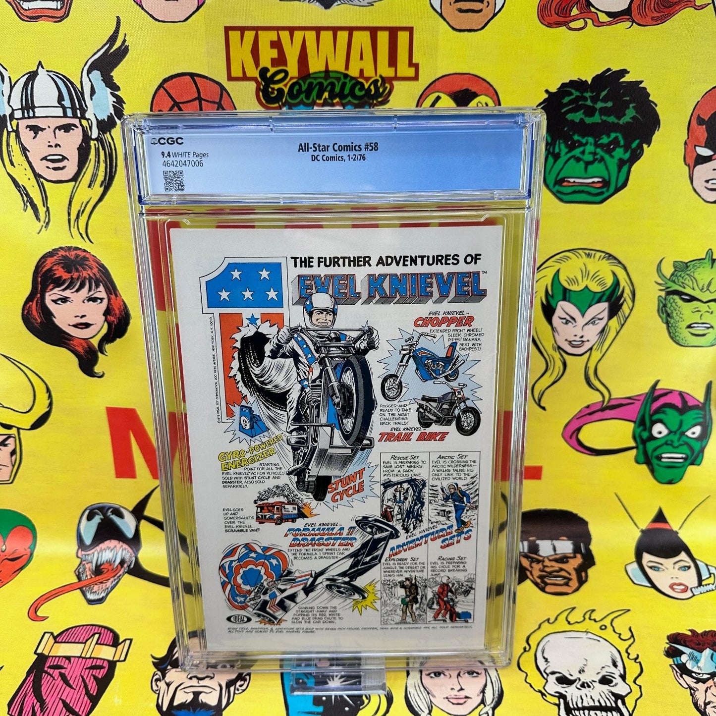 All-Star Comics #58 CGC 9.4 White Pages Power Girl 1976 DC Comics