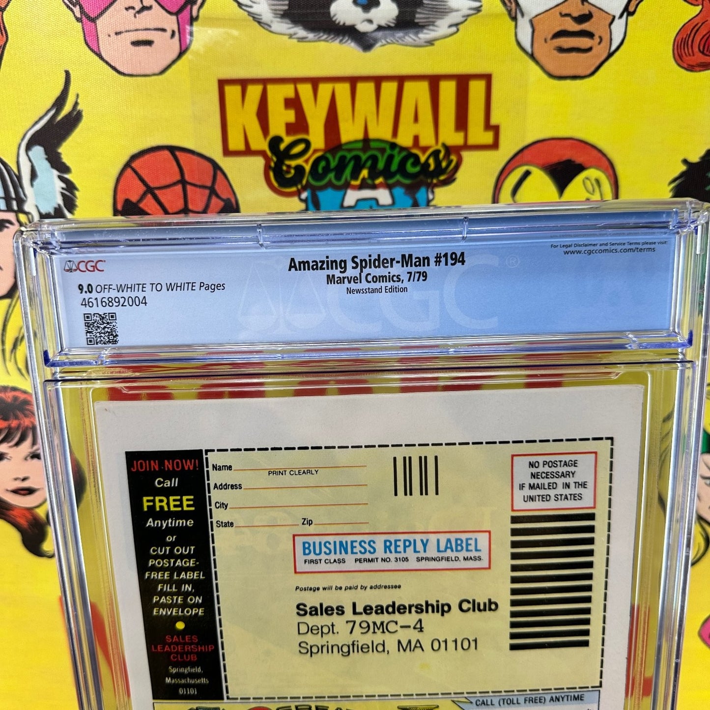 Amazing Spider-Man #194 CGC 9.0 Newsstand 1st Black Cat Marvel 1979