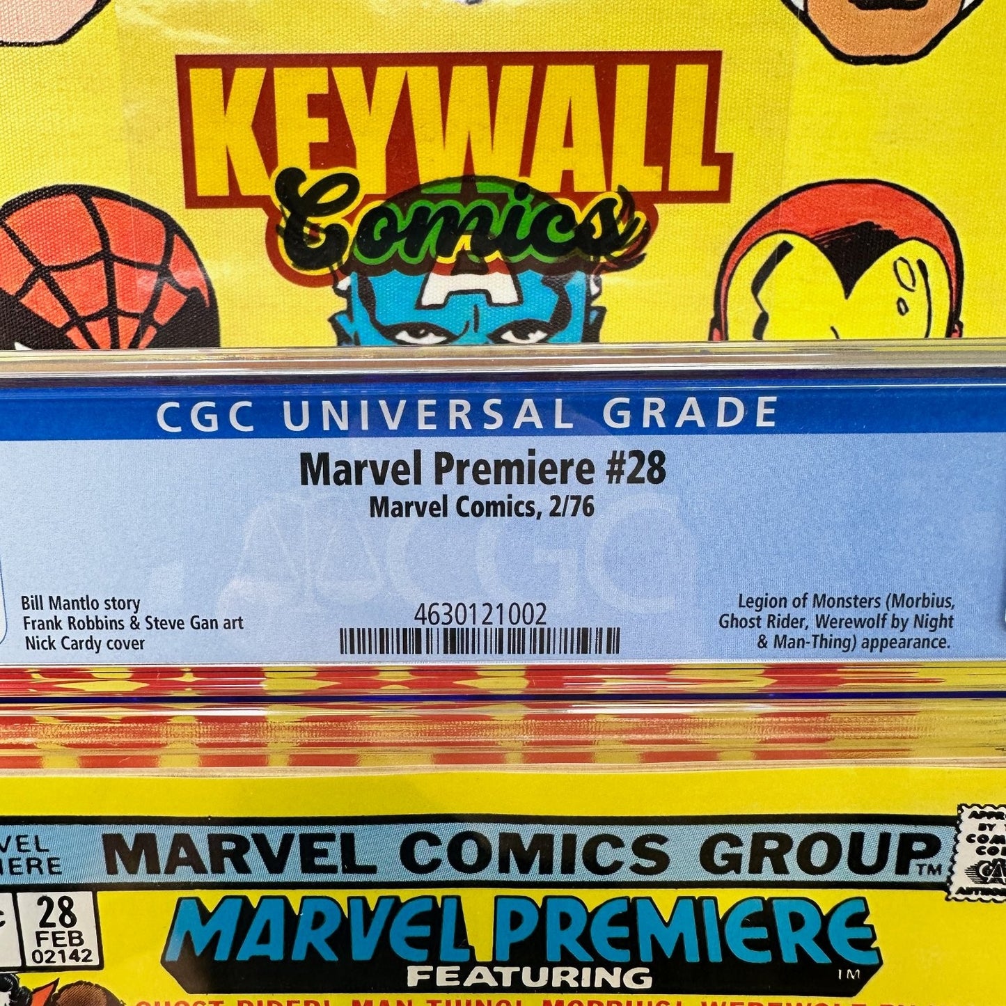 Marvel Premiere #28 CGC 9.6 White Pages Legion of Monsters 1976